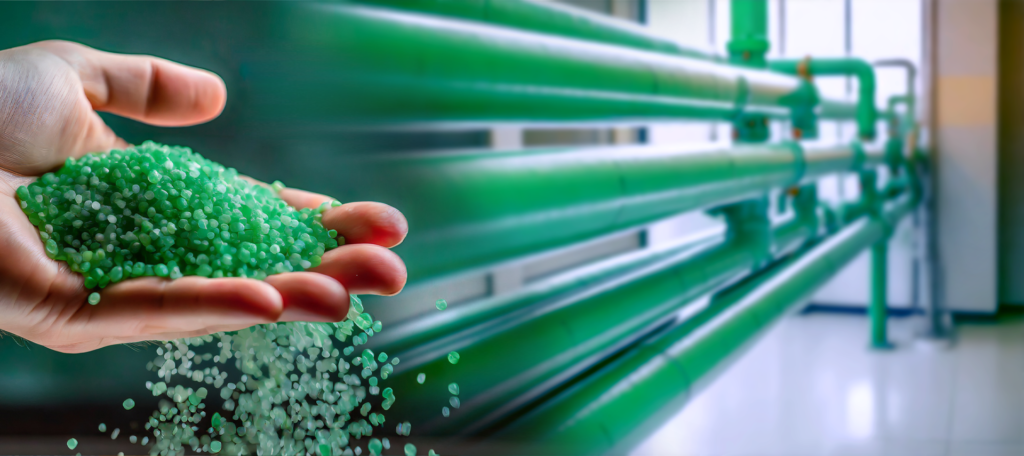 Polymelt PP-R hammaddesi ve yeşil mekanik tesisat boru sistemleri