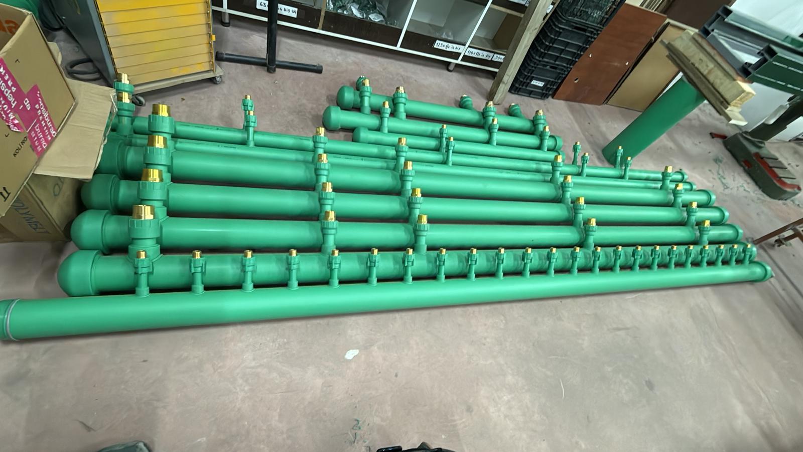 Hanedan Mekanik Toplu Konut ve Proje İçin Özel Üretim PP-R Kollektör Grupları